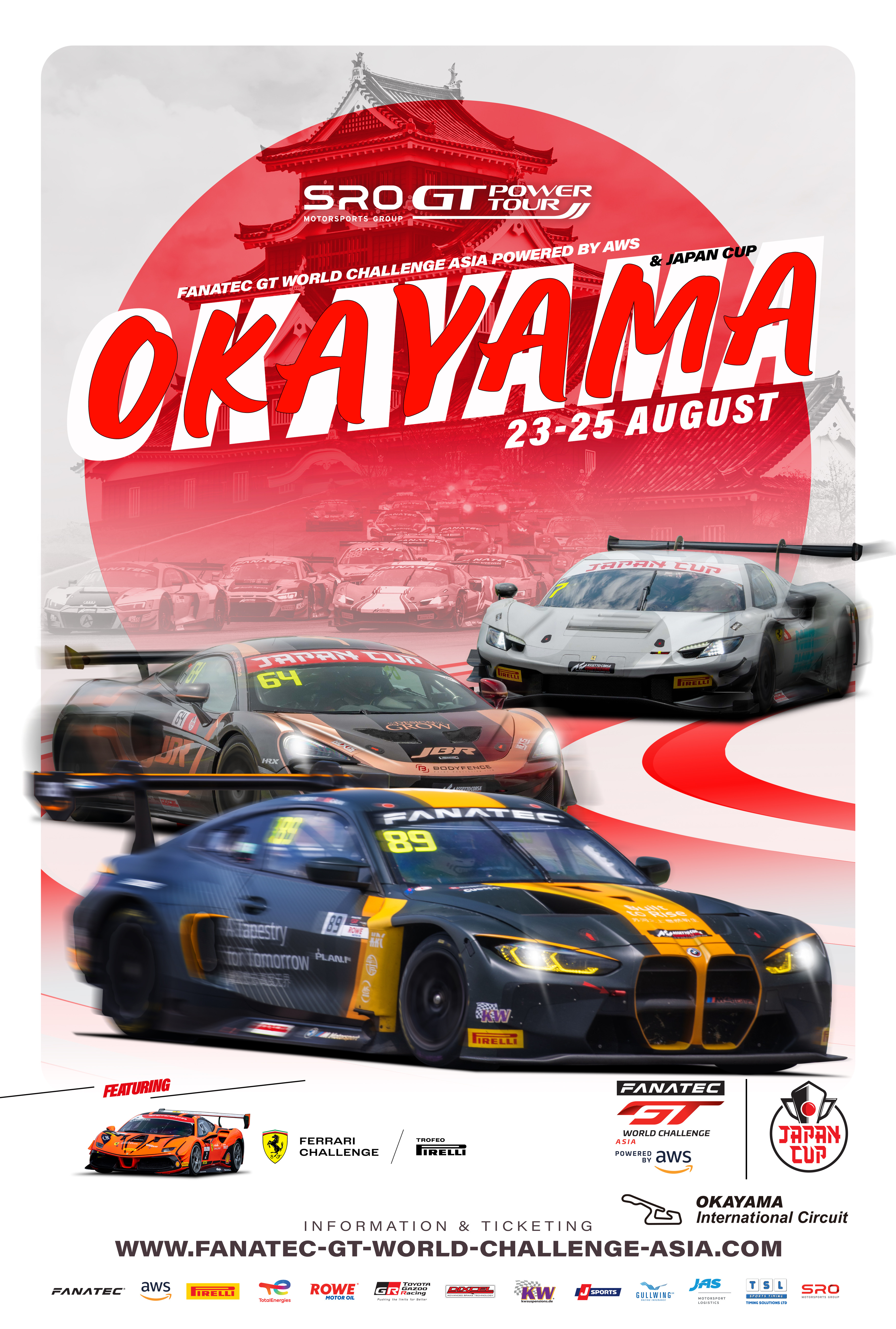 Fanatec GT World Challenge Asia Powered by AWS ＆ Fanatec Japan Cup OKAYAMA