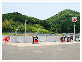 ガソリンスタンド写真